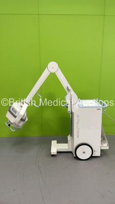 Siemens Mobilett Plus HP Mobile X-Ray Model 63 37 625 X037E with Exposure Hand Trigger and Key (Powers Up with Key - Key Included)