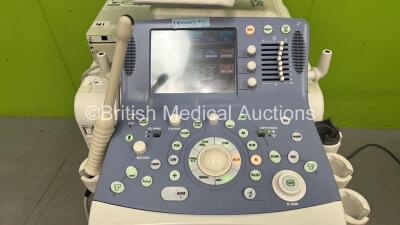 Aloka Prosound A10 Flatscreen Ultrasound Scanner *Mfd - 2010* with 1 x Aloka UST-9118 Transducer / Probe and Mitsubishi P93D Printer (Powers Up) *200F0741* - 3