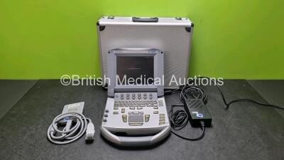 SonoSite Titan Portable Ultrasound Scanner REF P04240-10 Boot Version 21.80.202.016 with SonoSite Ref P04102-02 C15/4-2 MHz Transducer Ref PO4102-02 (Powers Up) * Mfd August 2004 * * SN 0330JT *