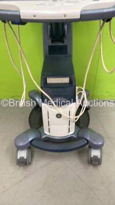 GE Logiq S8 Flat Screen Ultrasound Scanner Ref 5418099 *S/N 176009SU9* **Mfd 02/2012** Software Version R1.5.4 with 2 x Transducers / Probes (9L-D Ref 5194432 *Mfd 12/2011* and IC5-9-D Ref 5492351 *Mfd 10/2015*) (Powers Up) - 11