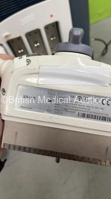 GE Logiq S8 Flat Screen Ultrasound Scanner Ref 5418099 *S/N 176009SU9* **Mfd 02/2012** Software Version R1.5.4 with 2 x Transducers / Probes (9L-D Ref 5194432 *Mfd 12/2011* and IC5-9-D Ref 5492351 *Mfd 10/2015*) (Powers Up) - 15