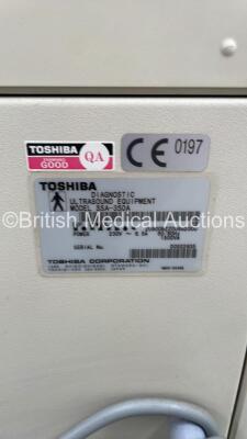 Toshiba CoreVision Pro SSA-350A Ultrasound Scanner *S/N D0522635* with 2 x Transducers / Probes (PVF-375AT and PVF-620ST) (Powers Up) - 15