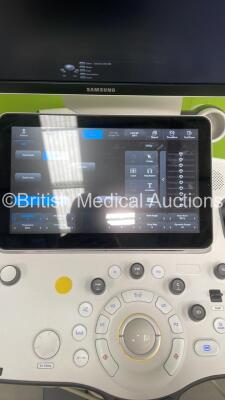 Samsung RS80A Flat Screen Ultrasound Scanner *S/N S1EOM3HKC00001H* **Mfd 2018** Software Version 3.02.04.1010 with 4 x Transducers / Probes (2 x CA1-7A and 2 x LA2-9A) (Powers Up) ***IR091*** - 6