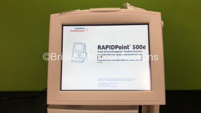 Siemens Healthineers RAPIDPoint 500e Blood Gas System *Mfd 2020* (Powers Up) *SN 54304* **in cage** - 2