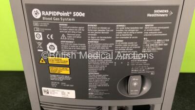 Siemens Healthineers RAPIDPoint 500e Blood Gas System *Mfd 2020* (Powers Up) *SN 54304* **in cage** - 7