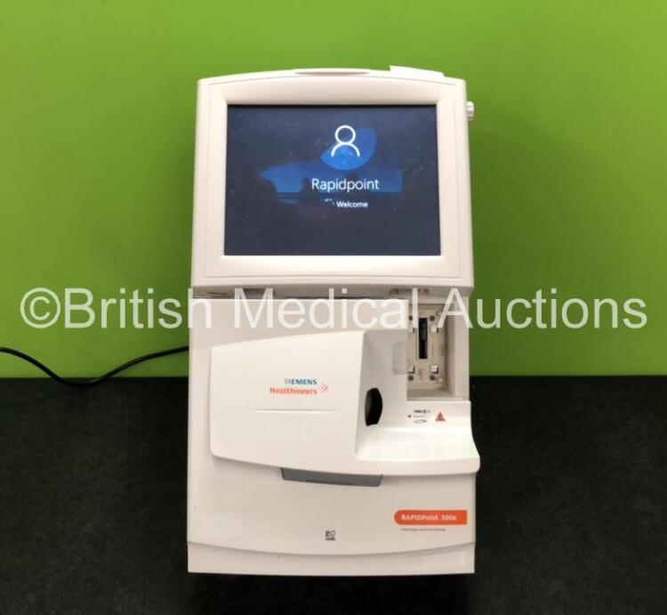 Siemens Healthineers RAPIDPoint 500e Blood Gas System *Mfd 2020* (Powers Up) *SN 54305* **in cage**