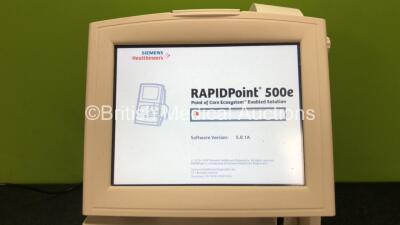 Siemens Healthineers RAPIDPoint 500e Blood Gas System *Mfd 2020* (Powers Up) *SN 54305* **in cage** - 3