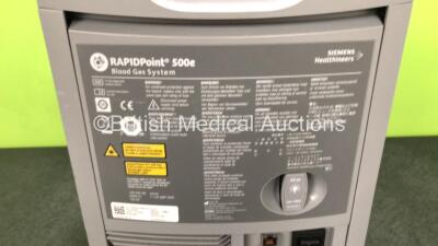 Siemens Healthineers RAPIDPoint 500e Blood Gas System *Mfd 2020* (Powers Up) *SN 54305* **in cage** - 7