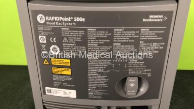 Siemens Healthineers RAPIDPoint 500e Blood Gas System *Mfd 2020* (Powers Up) *SN 54306* **in cage** - 7