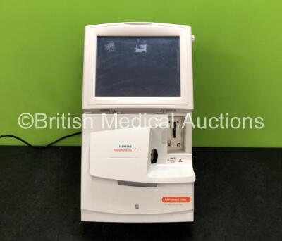 Siemens Healthineers RAPIDPoint 500e Blood Gas System *Mfd 2020* (Powers Up with Blank Screen and Damaged / Loose Monitor Casing - See Photos) *SN 54303* **in cage**