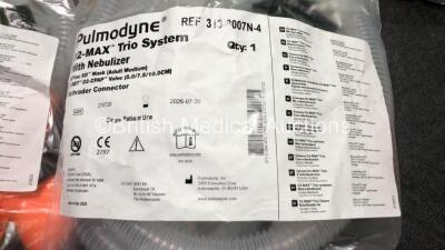 10 x Pulmodyne REF 313-8007N-4 Breathing Tubes (5 in Photo - 10 in Total) - 2