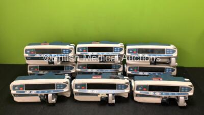 9 x CareFusion Alaris Syringe Pumps (4 x Alaris Plus CC - 5 x Alaris Plus GH)