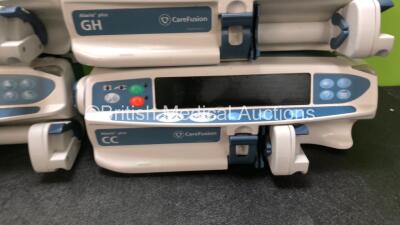 9 x CareFusion Alaris Syringe Pumps (4 x Alaris Plus CC - 5 x Alaris Plus GH) - 5