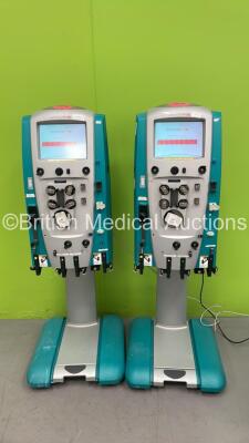 2 x Gambro Prismaflex Dialysis Machines Software Version 7.21 - Running Hours 23437 / 23129 (Both Power Up)