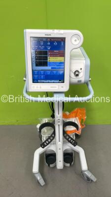 Philips Respironics V60 Ventilator Software Version 2.30 - Total Power on Hours 11399 with Hose (Powers Up)