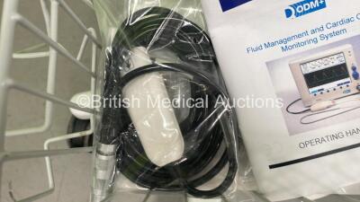 1 x Welch Allyn GS Exam Light IV on Stand and 1 x Deltex QODM + Monitor on Stand with Probe (Both Power Up) - 6