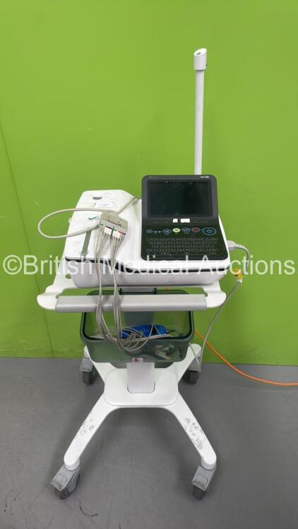 GE MAC 2000 ECG Machine on Stand *Mfd 2015* (No Power) *SMT15103217PA*