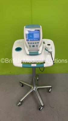 Verathon BVI 9400 Bladder Scanner Part No 0570-0190 with Transducer / Probe on Stand with Battery (Powers Up with Stock Battery )