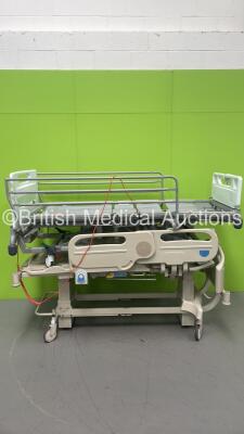 1 x Huntleigh Enterprise 5000 Electric Hospital Bed with Controller (Powers Up) and 1 x Hill-Rom Electric Hospital Bed (Not Power Tested Due to No Controller) - 2