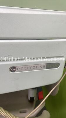 1 x Huntleigh Enterprise 5000 Electric Hospital Bed with Controller (Powers Up) and 1 x Hill-Rom Electric Hospital Bed (Not Power Tested Due to No Controller) - 6