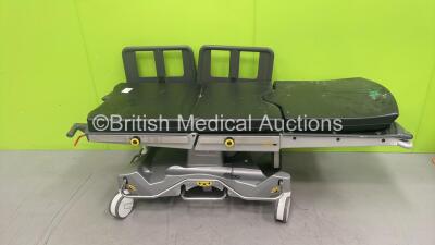 Anetic Aid QA4 Manual Function Patient Trolley with Cushions (Hydraulics Tested Working - Missing Headrest) *S/N NA*