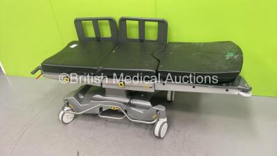 Anetic Aid QA4 Manual Function Patient Trolley with Cushions (Hydraulics Tested Working - Missing Headrest) *S/N NA* - 2