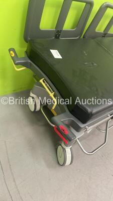 Anetic Aid QA4 Manual Function Patient Trolley with Cushions (Hydraulics Tested Working - Missing Headrest) *S/N NA* - 3