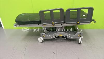 Anetic Aid QA4 Manual Function Patient Trolley with Cushions (Hydraulics Tested Working - Missing Headrest) *S/N NA* - 4