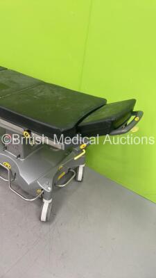 Anetic Aid QA4 Manual Function Patient Trolley with Cushions (Hydraulics Tested Working - Top of Table has Play in Mounting Bearing) *S/N NA* - 4