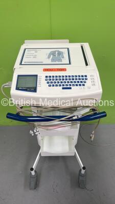 Mortara ELI 250 ECG Machine with 10 Lead ECG Leads (Powers Up)