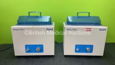 2 x Grant JB Aqua 5 Plus Warming Baths (Both Power Up)