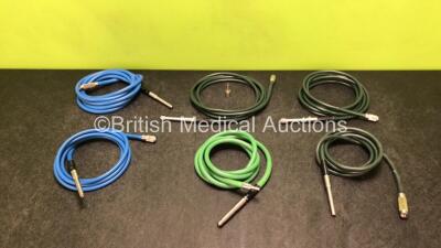 6 x Fibre Optic Light Source Cables