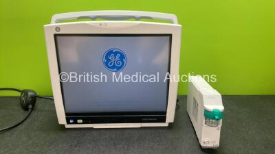 GE B450 Carescape B450 Patient Monitor with 1 x GE Type E-sC-00 Module (Powers Up) *SN SGV20211137HA, SNT20211094HA*