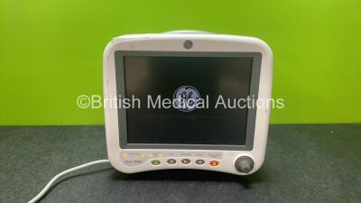 GE Dash 4000 Patient Monitor Including ECG, NBP, SpO2, BP1/3, BP2/3, CO2 and Temp/CO Options with 2 x Batteries (Powers Up)