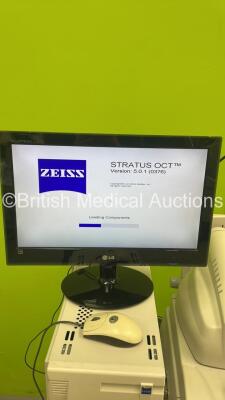 Zeiss Stratus OCT Direct Cross-Sectional Imaging System Version 5.0.1 (0376) with PC, Software and Monitor (Powers Up) *S/N 3001-0255* **Mfd 2008** - 6