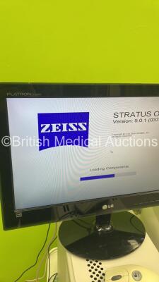 Zeiss Stratus OCT Direct Cross-Sectional Imaging System Version 5.0.1 (0376) with PC, Software and Monitor (Powers Up) *S/N 3001-0255* **Mfd 2008** - 8