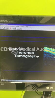 Zeiss Stratus OCT Direct Cross-Sectional Imaging System Version 5.0.1 (0376) with PC, Software and Monitor (Powers Up) *S/N 3001-0255* **Mfd 2008** - 12