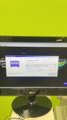 Zeiss Stratus OCT Direct Cross-Sectional Imaging System Version 5.0.1 (0376) with PC, Software and Monitor (Powers Up) *S/N 3001-0255* **Mfd 2008** - 13