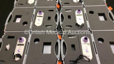 6 x Carefusion Baby Spirometers in Cases (1 x Missing Battery Cover) *SN 113-30881 / 113-30911 / 113-30957 / 113-30878 / 113-30880 / 113-30958* - 2