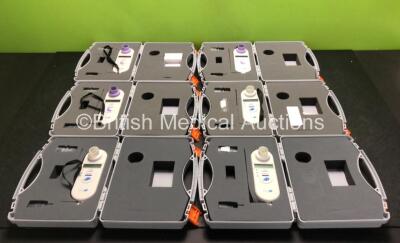 Job Lot Including 3 x Carefusion Baby Spirometers in Cases and 3 x Carefusion Micro CO Spirometers in Cases *SN 073-66230 / 073-66218 / 073-66214 / 113-30962 / 113-31000 / 113-31065*