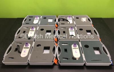 6 x Carefusion Baby Spirometers in Cases *SN 113-30886 / 113-30889 / 113-30782 / 113-30938 / 113-30898 / NA*