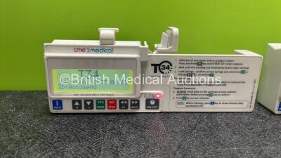 4 x CME Medical T34 Ambulatory Syringe Pumps (All Power Up) - 4