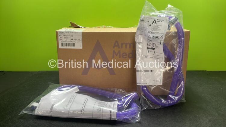 20 x Armstrong Medical REF AMVC1871-206 Ventilator Circuits for Transport Ventilators (All Unused in Box) *Exp 02-2025*