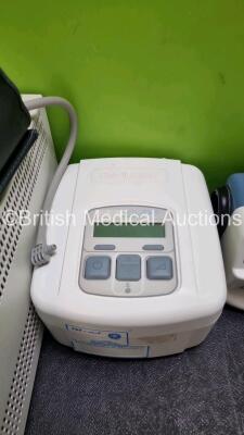 Mixed Lot Including 1 x Carefusion Alaris GH Syringe Pump, 2 x DevilBiss Standard Sleep Cubes, 1 x Olympus Isolation Transformer, 1 x Powervar Power Control Unit, 1 x AND Digital Blood Pressure Monitor, 1 x ERBE Filter Cartridge and 1 x Leica Y1916A High - 2