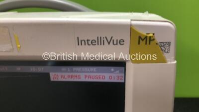 Job Lot Including 1 x Philips IntelliVue MP50 Patient Monitor (Powers Up with Damaged / Missing Dial - See Photos) and 1 x Philips IntelliVue MP30 Patient Monitor (Powers Up with Damaged Casing - See Photos) *SN DE82072217 / DE72850003* - 5