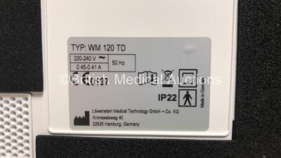 Lowenstein Medical Prisma V50-C Ventilator with Power Supply, User Manual and Accessories in Carry Case *Mfd 2020* (Powers Up, Like New, 2 Pin Power Supply - See Photos) - 10