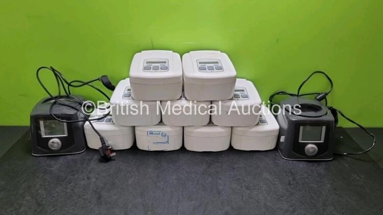 Job Lot Including 9 x Devilbiss Standard Sleep Cubes and 2 x Fisher & Paykel ICONNAK Novo CPAP Units *SN IK007623 / IK005924 / IK011669 / IK201279 / IK012222 / IK201671 / IS018679 / IK009509 / 180209634064 / 171012625019*