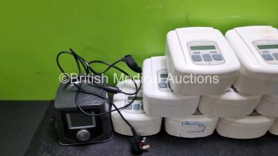 Job Lot Including 9 x Devilbiss Standard Sleep Cubes and 2 x Fisher & Paykel ICONNAK Novo CPAP Units *SN IK007623 / IK005924 / IK011669 / IK201279 / IK012222 / IK201671 / IS018679 / IK009509 / 180209634064 / 171012625019* - 2