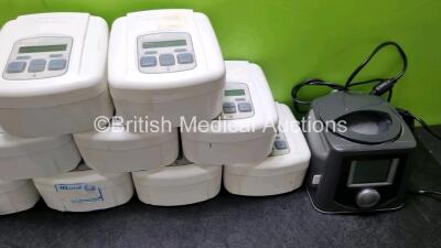 Job Lot Including 9 x Devilbiss Standard Sleep Cubes and 2 x Fisher & Paykel ICONNAK Novo CPAP Units *SN IK007623 / IK005924 / IK011669 / IK201279 / IK012222 / IK201671 / IS018679 / IK009509 / 180209634064 / 171012625019* - 3