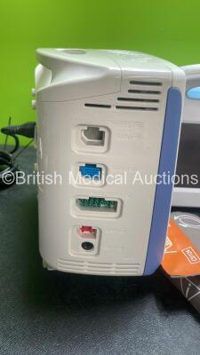 Mixed Lot Including 1 x Nihon Kohden Vismo Patient Monitor Including ECG, CO2, SpO2, NIBP and TEMP Options (Powers Up with Blank Screen) 1 x Welch Allyn 6000 Series Vital Signs Monitor with 1 x NIBP Hose and 1 x BP Cuff (Powers Up with Error and Damage-Se - 3